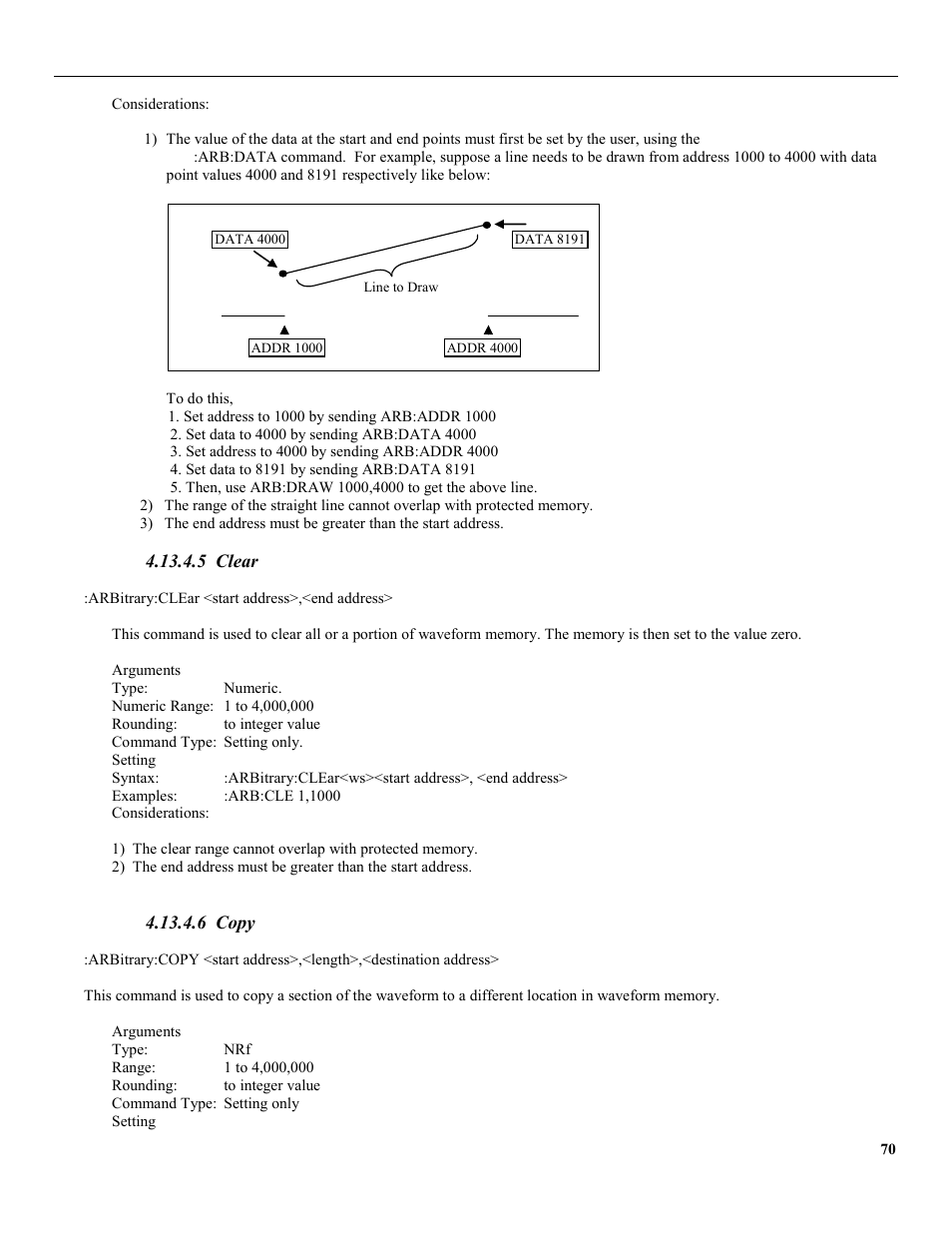 5 clear, 6 copy | B&K Precision 4079 - Manual User Manual | Page 76 / 106
