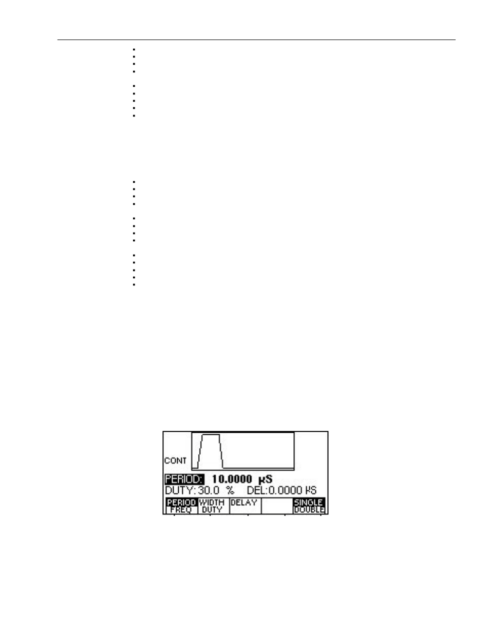 1 parameter menu | B&K Precision 4034 - Manual User Manual | Page 20 / 72