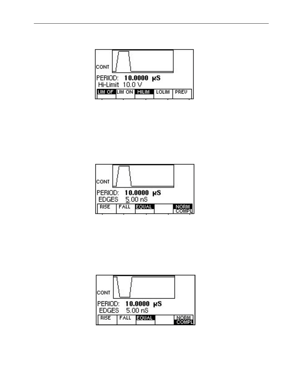 3 pulse menu | B&K Precision 4034 - Manual User Manual | Page 23 / 72