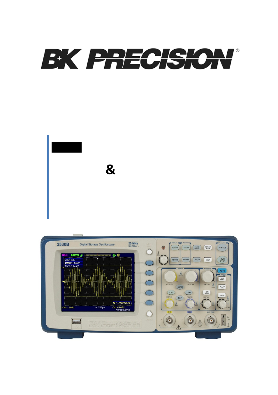 B&K Precision 2532B - Manual User Manual | 191 pages