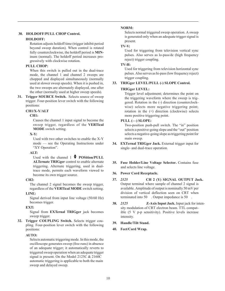 B&K Precision 2160C - Manual User Manual | Page 12 / 30