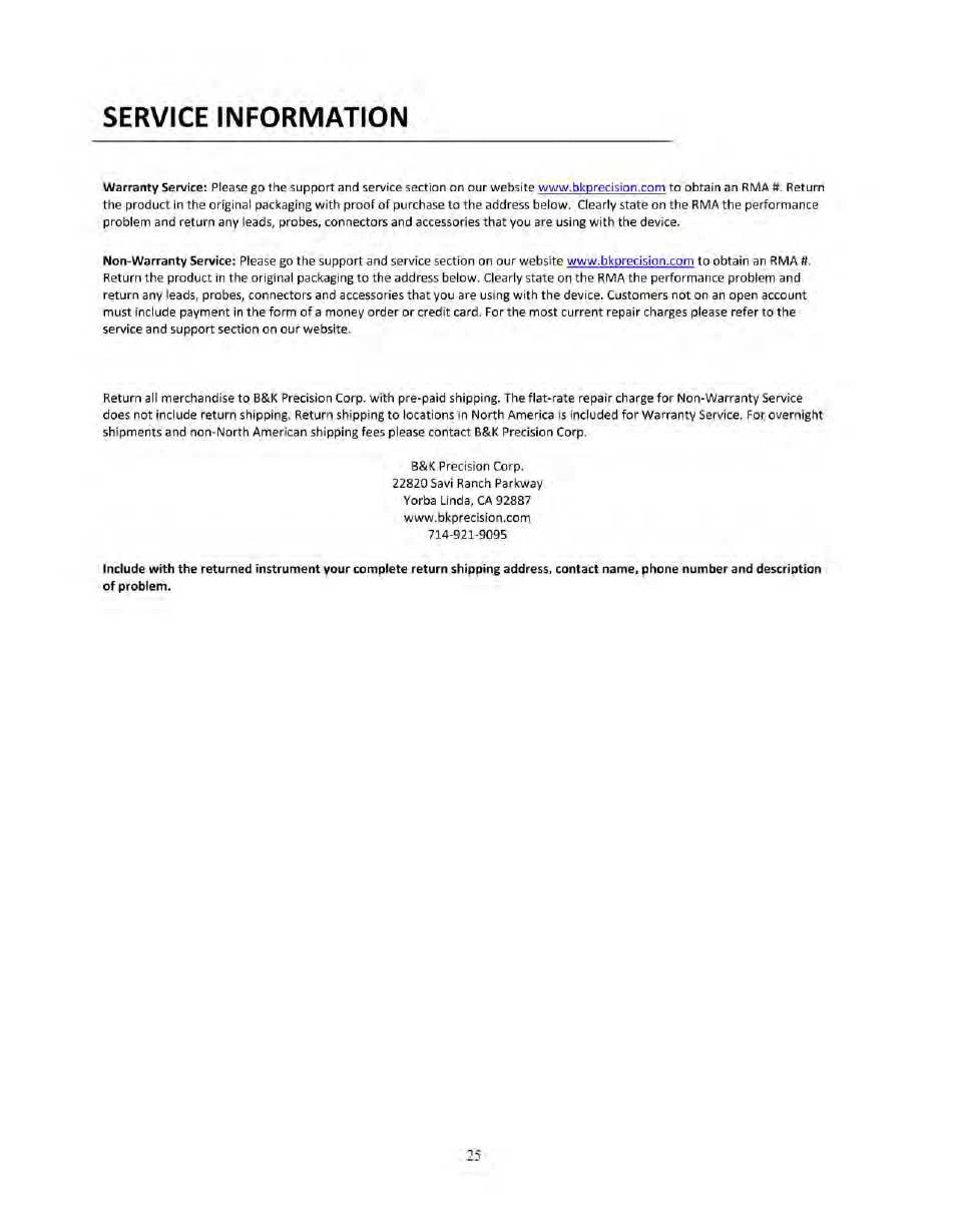 B&K Precision 2160C - Manual User Manual | Page 27 / 30