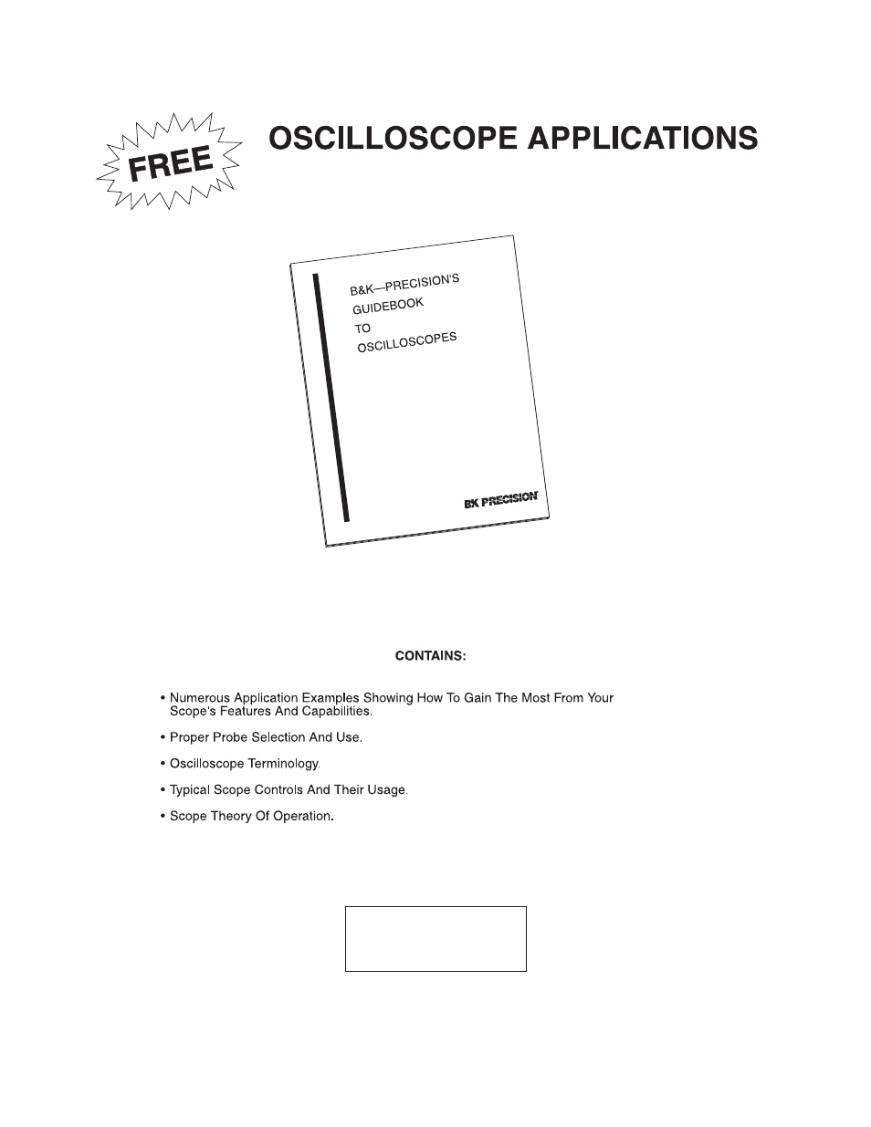 Information | B&K Precision 2160C - Manual User Manual | Page 29 / 30