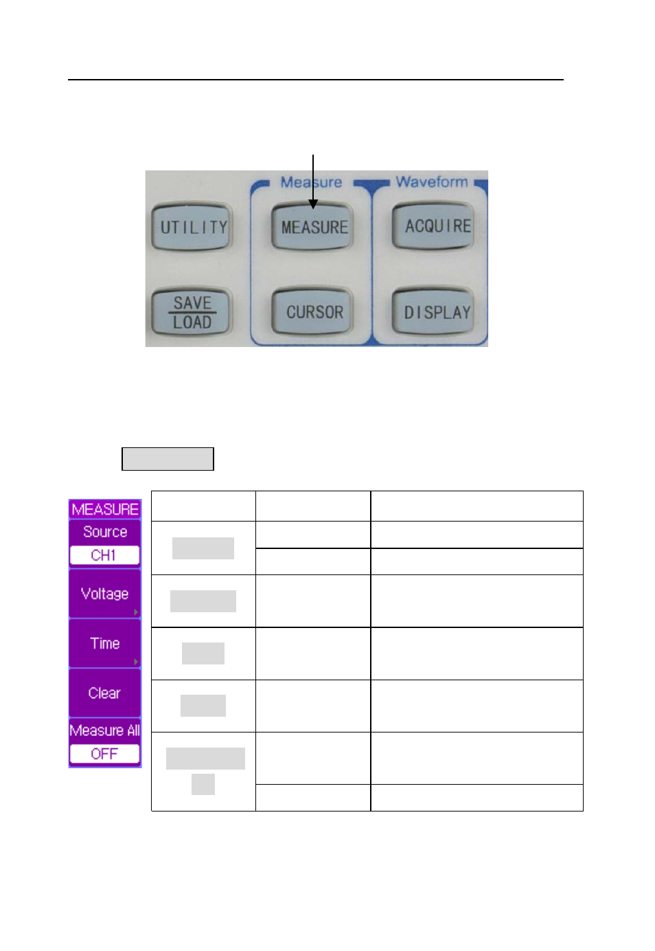 2 measure menu, Measure menu, Menu operation | B&K Precision 2542B-GEN - Manual User Manual | Page 102 / 250