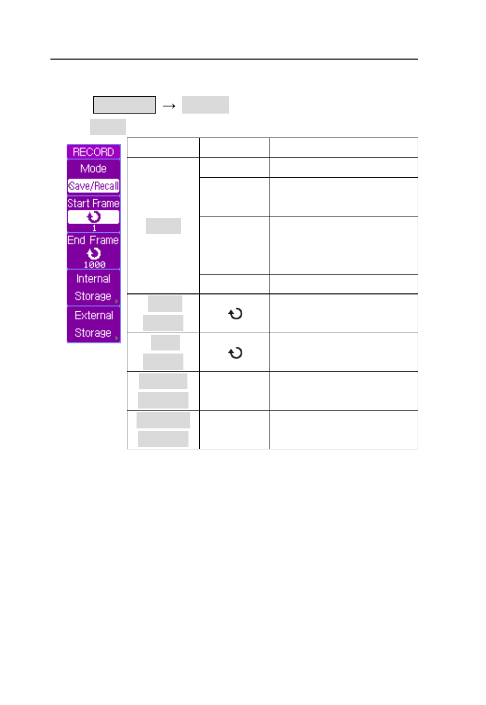 Save/recall the record, Menu operation | B&K Precision 2542B-GEN - Manual User Manual | Page 122 / 250
