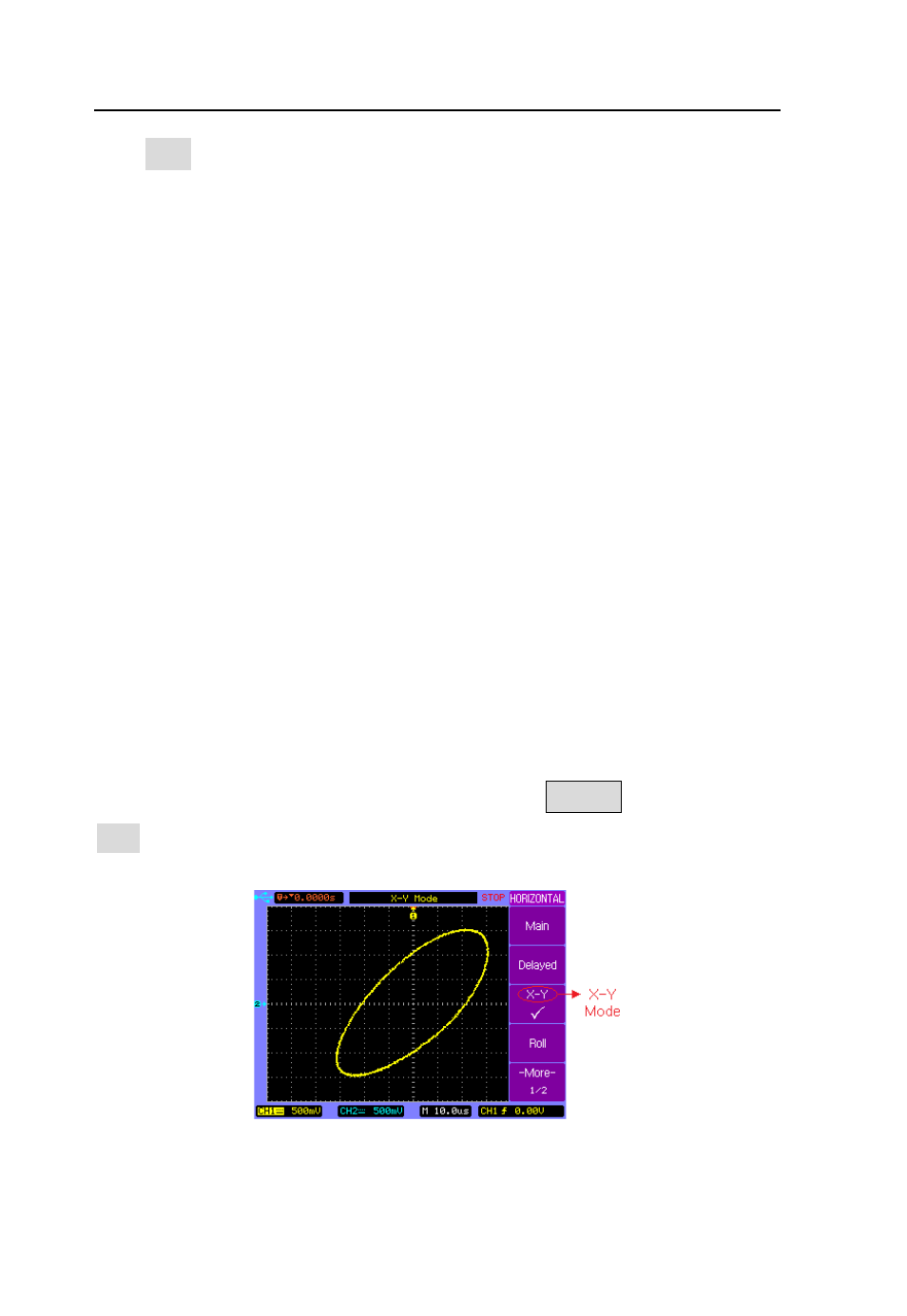 X-y horizontal mode, Basic operation | B&K Precision 2542B-GEN - Manual User Manual | Page 62 / 250