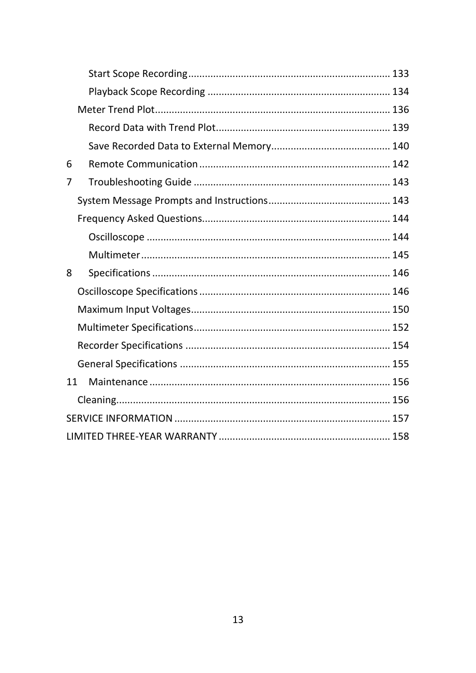 B&K Precision 2516 - Manual User Manual | Page 13 / 159