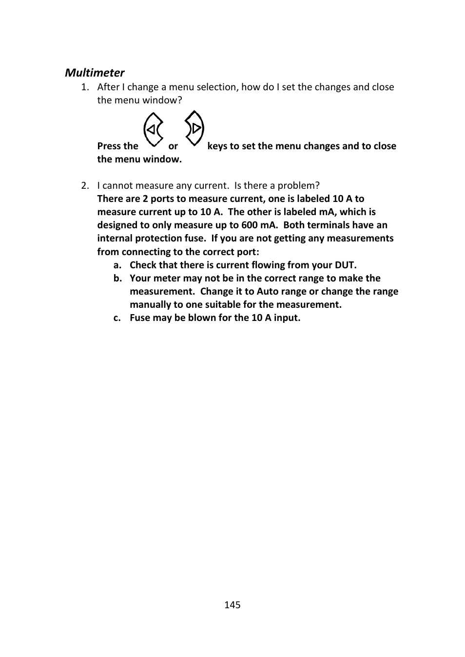 Multimeter | B&K Precision 2516 - Manual User Manual | Page 145 / 159