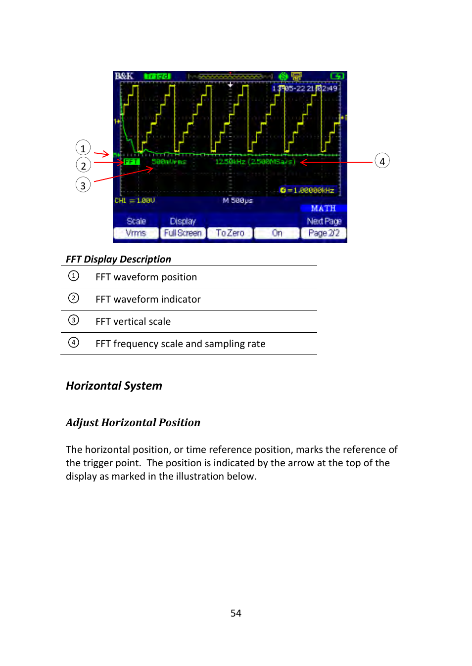 Horizontal system | B&K Precision 2516 - Manual User Manual | Page 54 / 159
