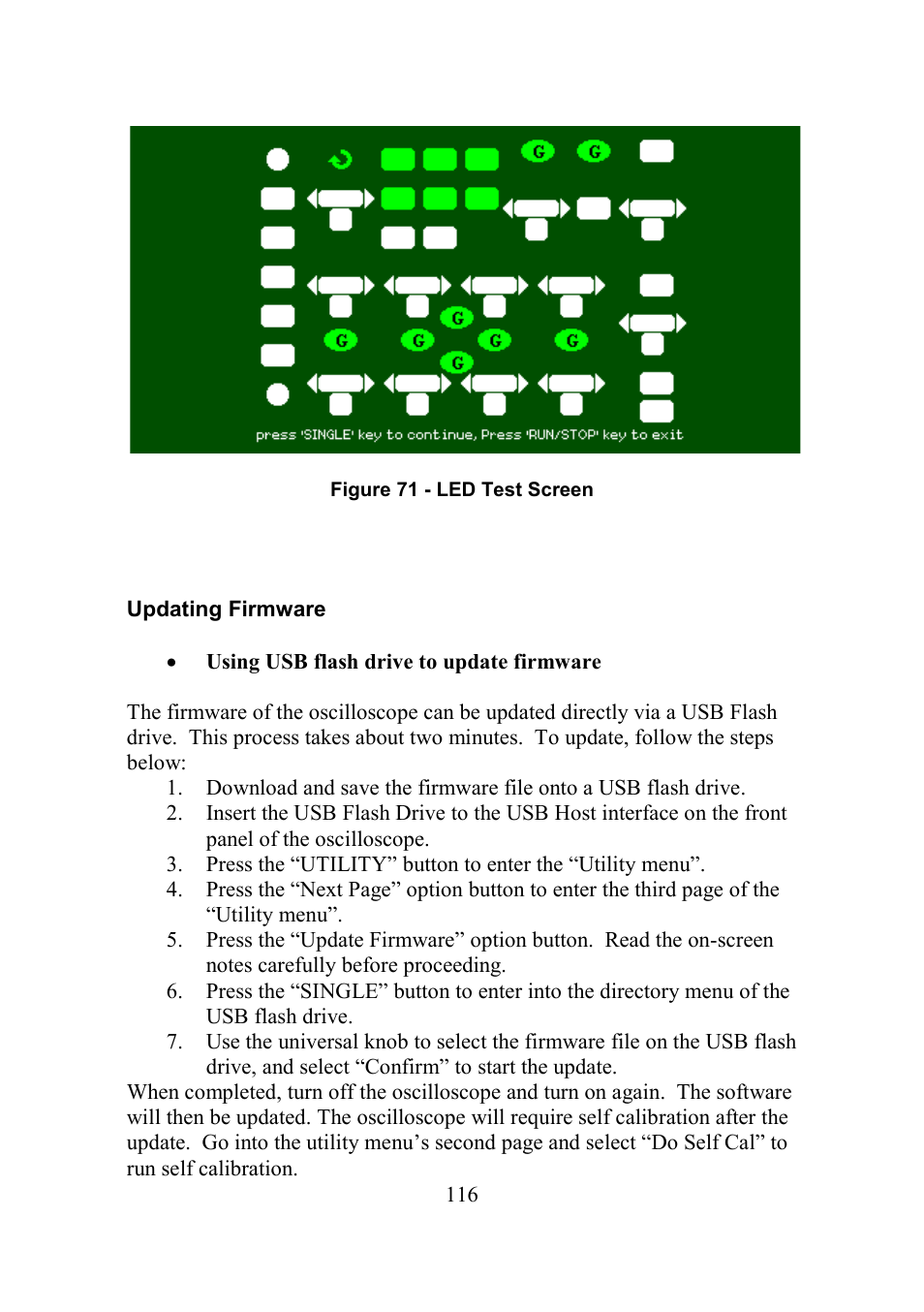 Updating firmware | B&K Precision 2552-2559 - Manual User Manual | Page 116 / 159