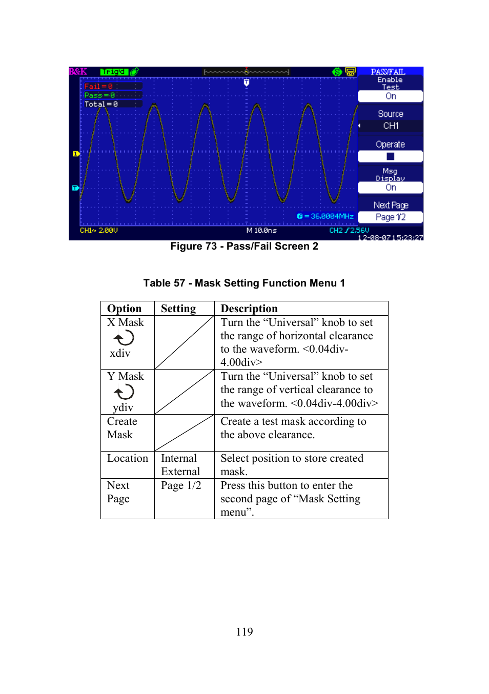 B&K Precision 2552-2559 - Manual User Manual | Page 119 / 159