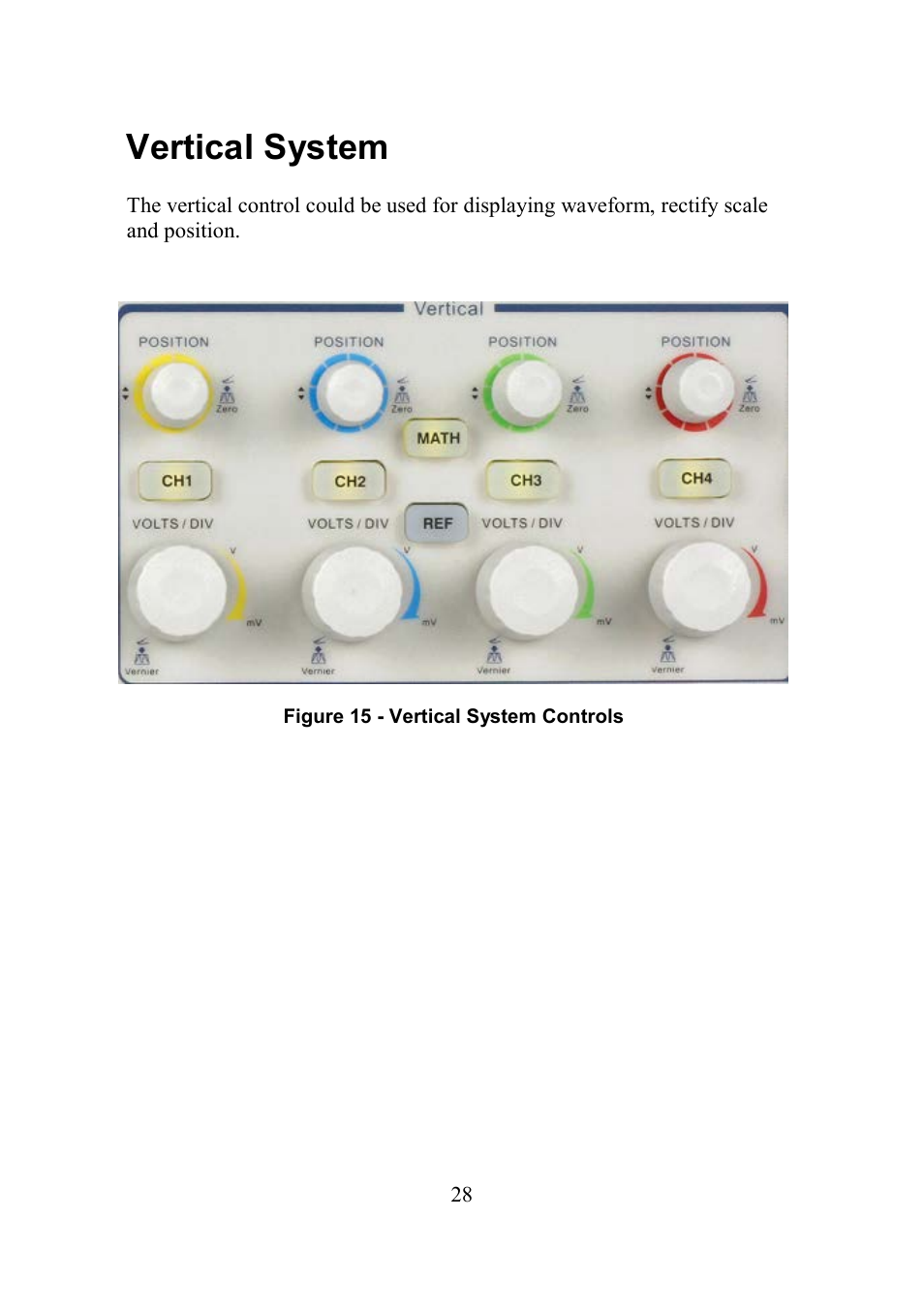 Vertical system, Ertical, Ystem | B&K Precision 2552-2559 - Manual User Manual | Page 28 / 159