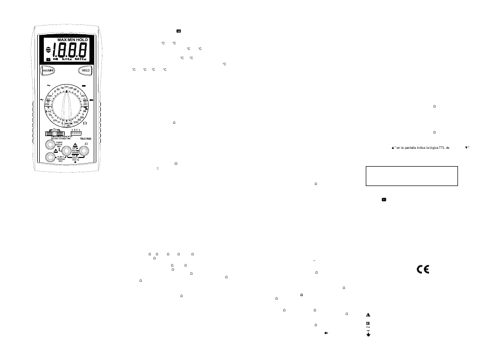 B&K Precision 2707B - Manual User Manual | Page 2 / 5