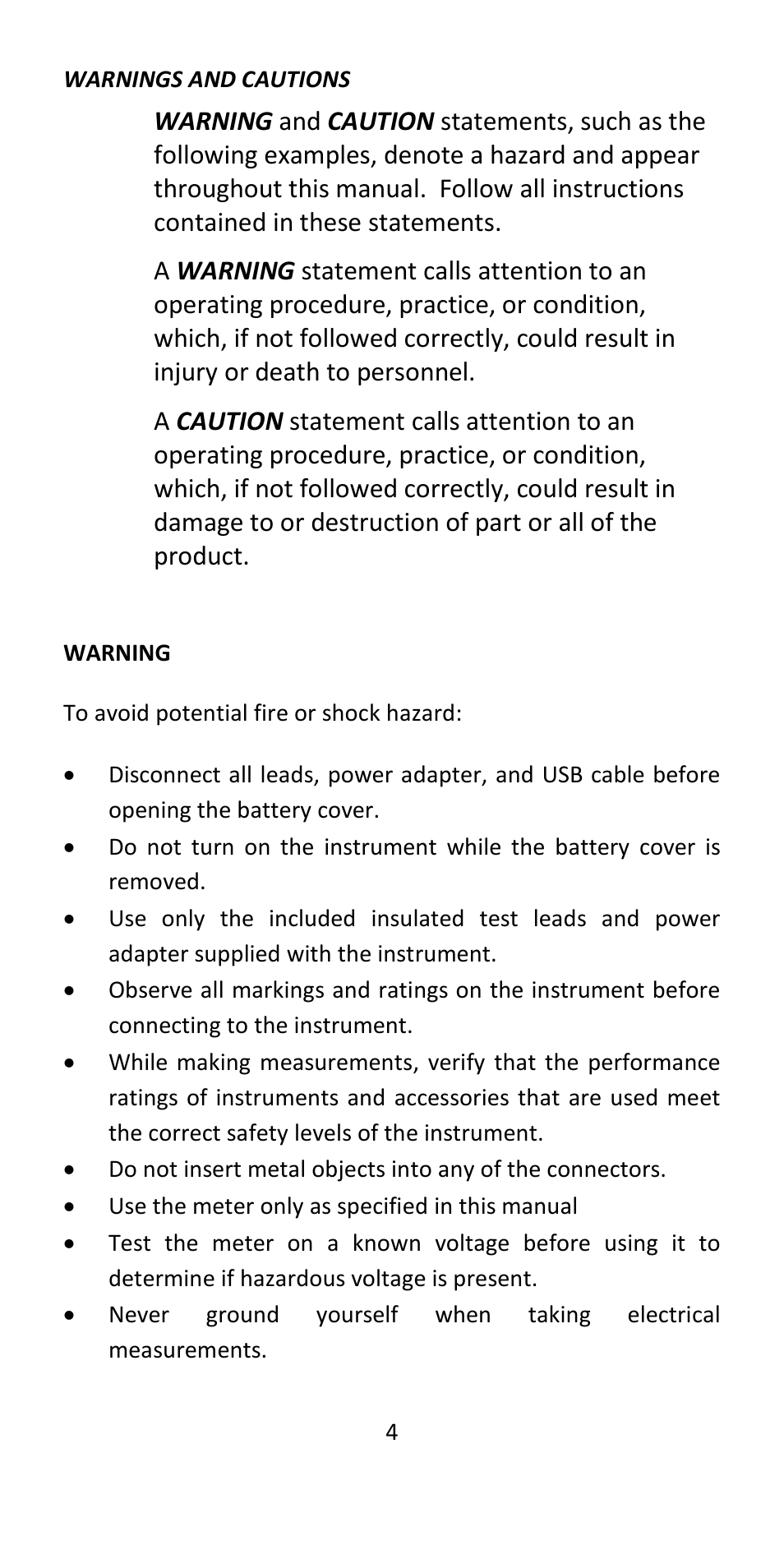 B&K Precision 393 - Manual User Manual | Page 4 / 31