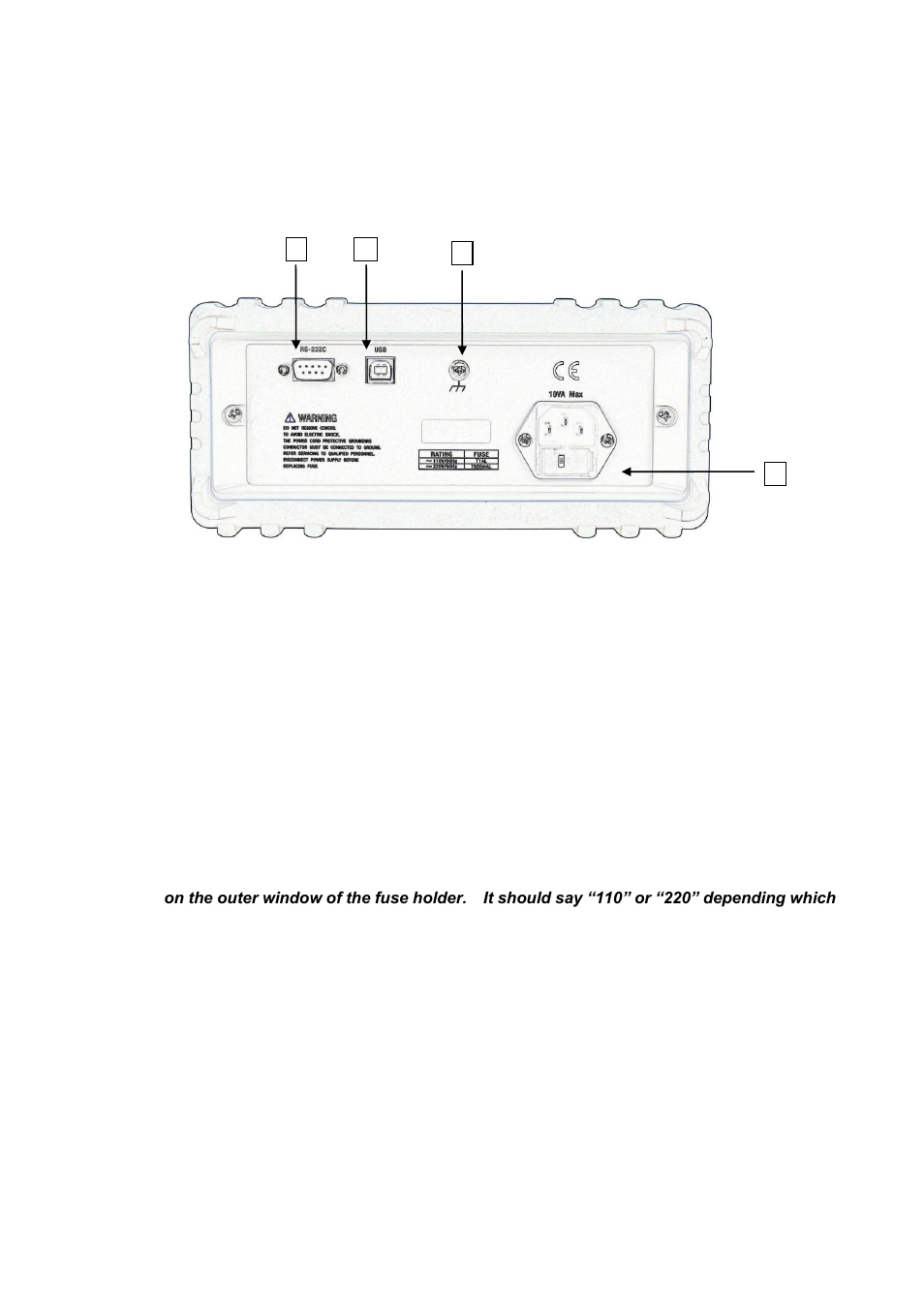 5 rear panel summary | B&K Precision 5491B - Manual User Manual | Page 13 / 78