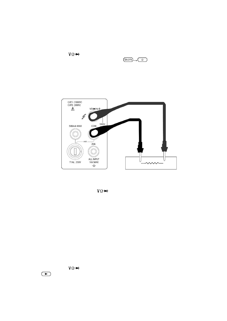 1 connections, 7 testing diode | B&K Precision 5491B - Manual User Manual | Page 26 / 78