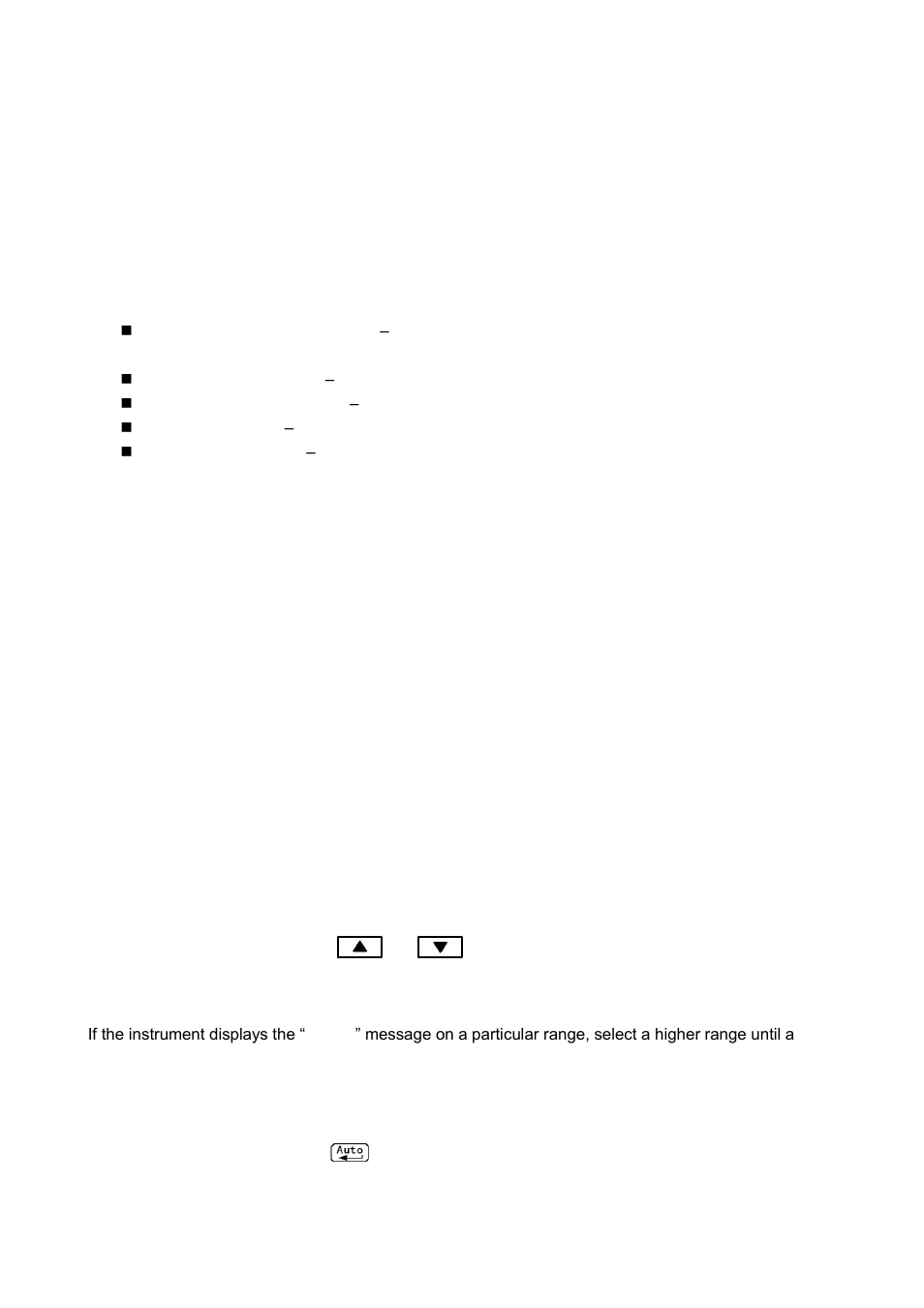 Chapter 4 measurement options, 1 measurement configuration, 1 range | B&K Precision 5491B - Manual User Manual | Page 33 / 78