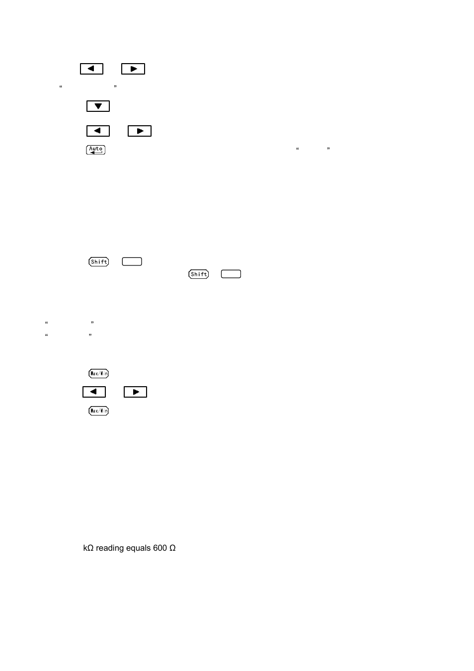 2 reading hold, 3 max / min, 4 limit operations | B&K Precision 5491B - Manual User Manual | Page 36 / 78