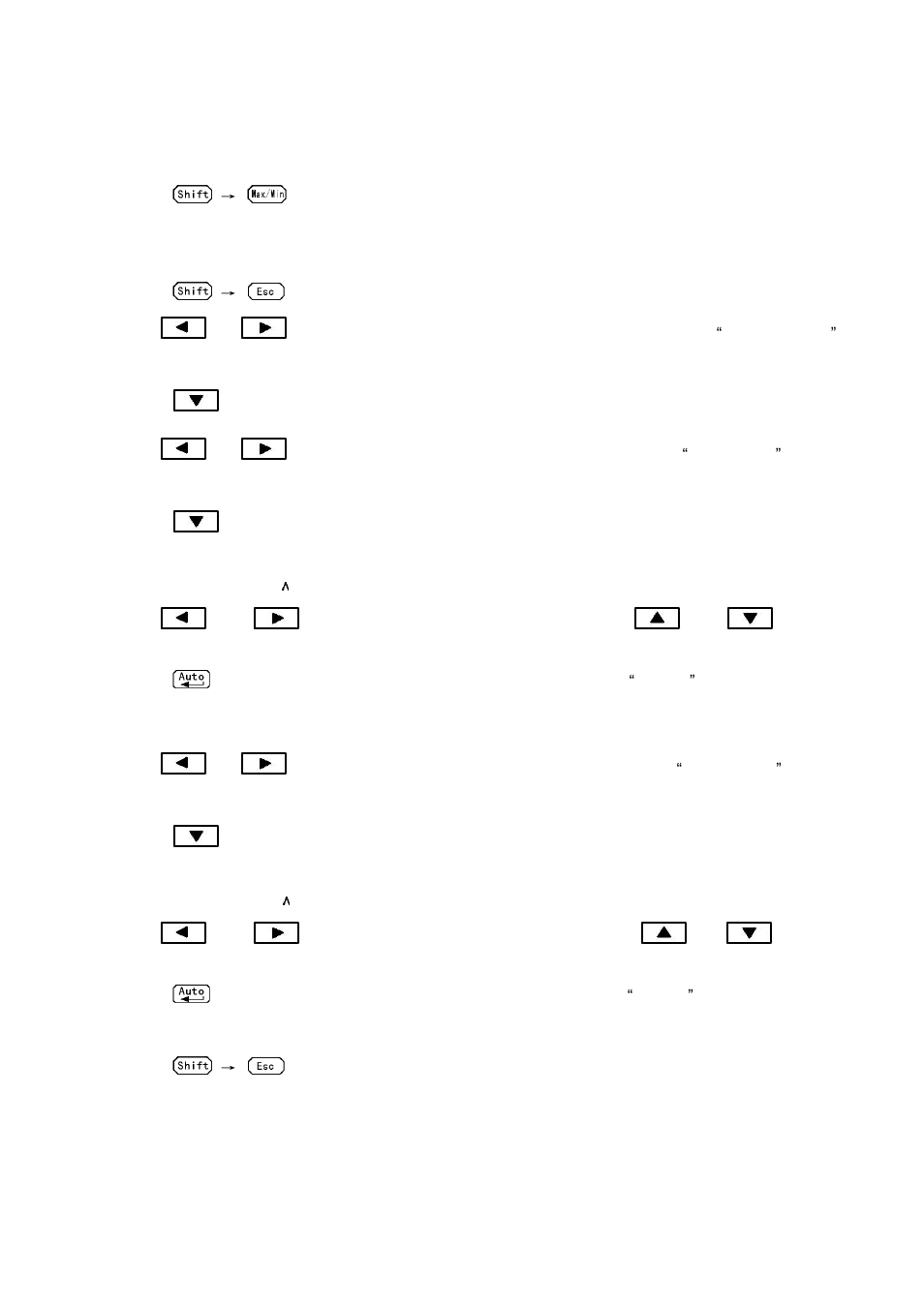 1 enabling limits, 2 setting limit values, 5 system operations | B&K Precision 5491B - Manual User Manual | Page 37 / 78