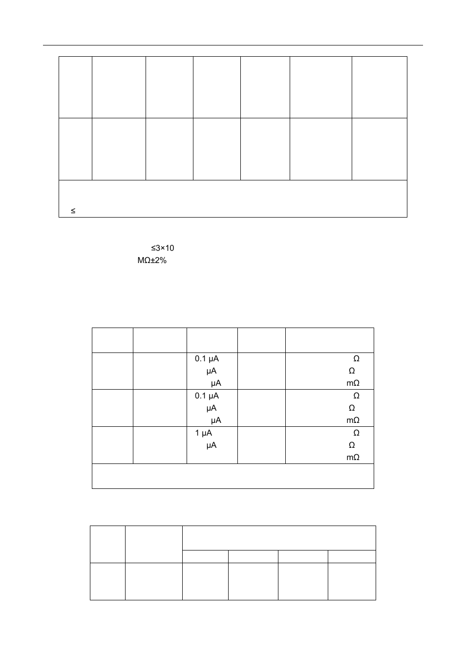 Specifications, Ac current (true rms, ac coupling) | B&K Precision 5492BGPIB - Manual User Manual | Page 105 / 111