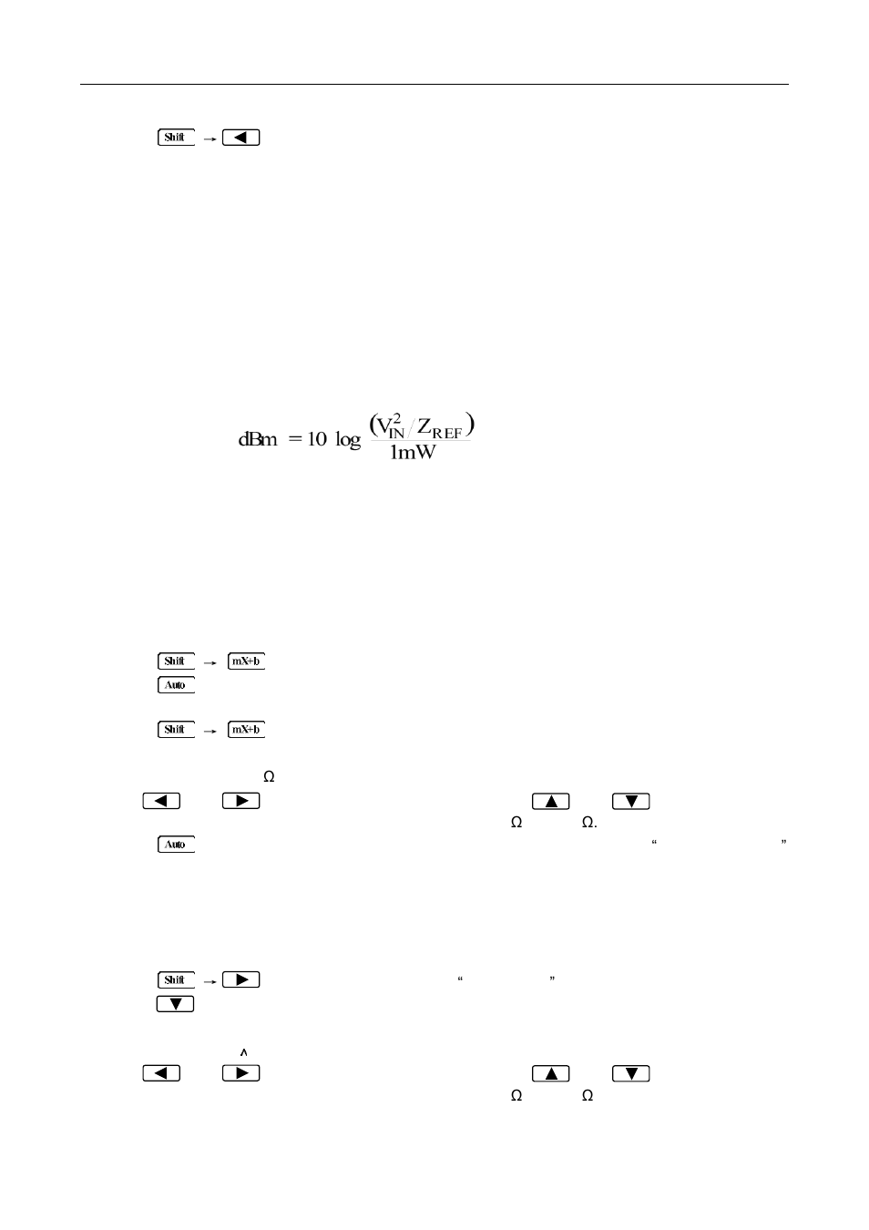 4 dbm calculation | B&K Precision 5492BGPIB - Manual User Manual | Page 35 / 111