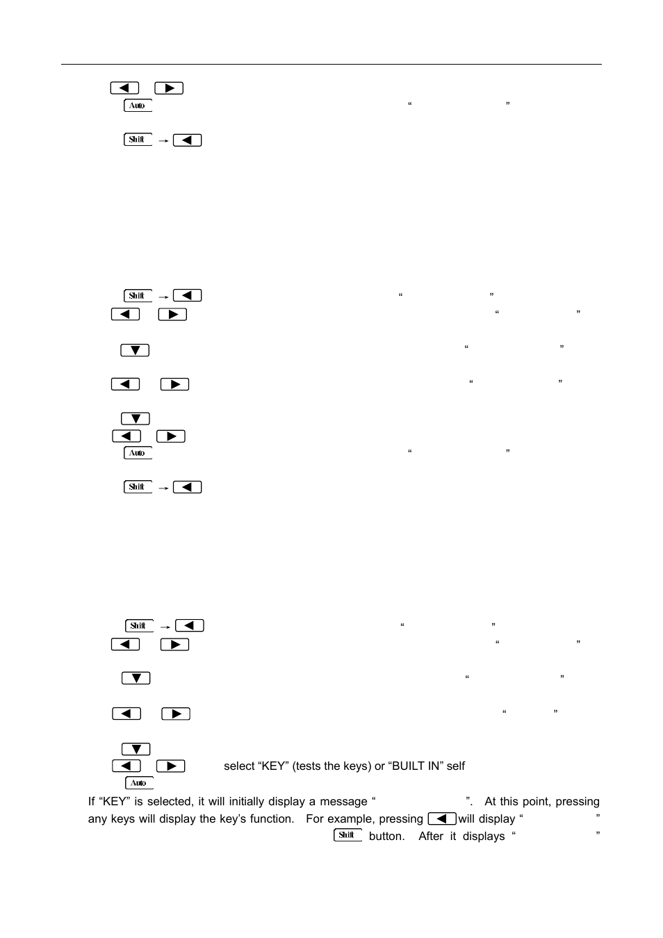 5 key sound, 6 self-test | B&K Precision 5492BGPIB - Manual User Manual | Page 52 / 111