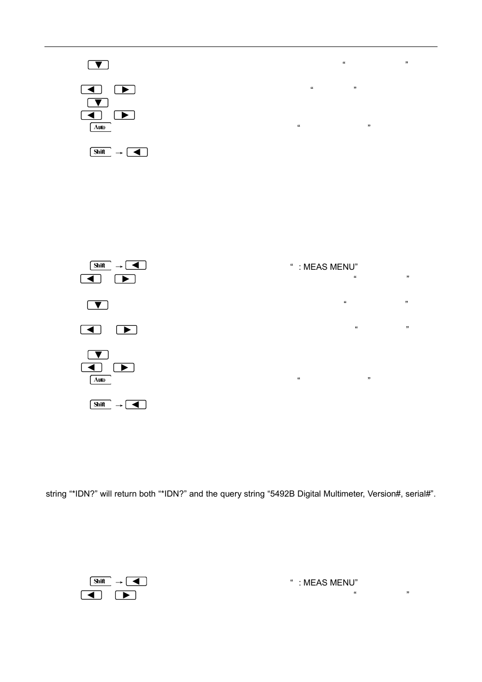 5 selecting terminal character, 6 selecting echoing | B&K Precision 5492BGPIB - Manual User Manual | Page 58 / 111