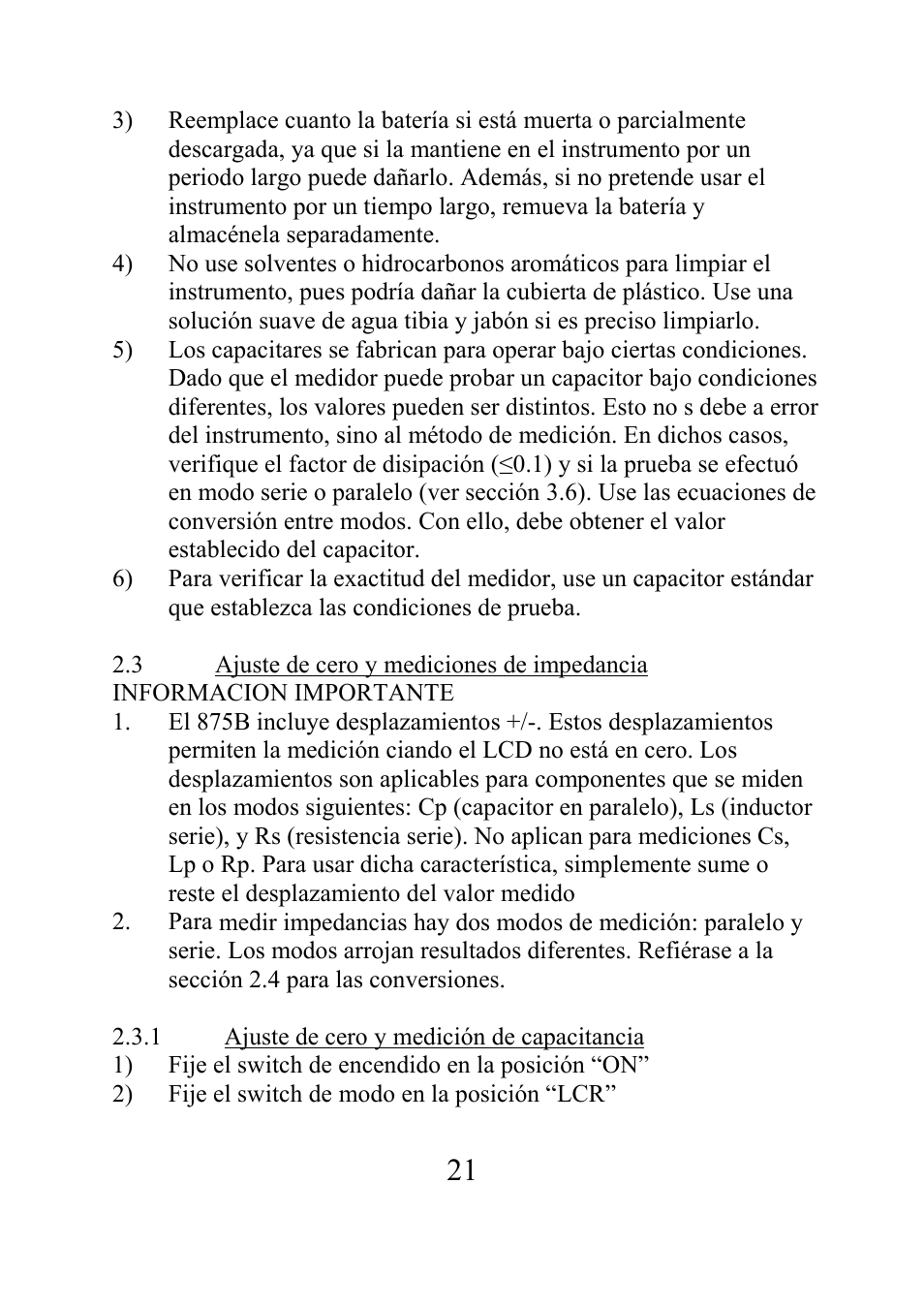B&K Precision 875B - Manual User Manual | Page 23 / 37