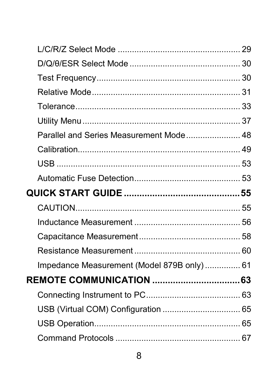 B&K Precision 879B - Manual User Manual | Page 10 / 104