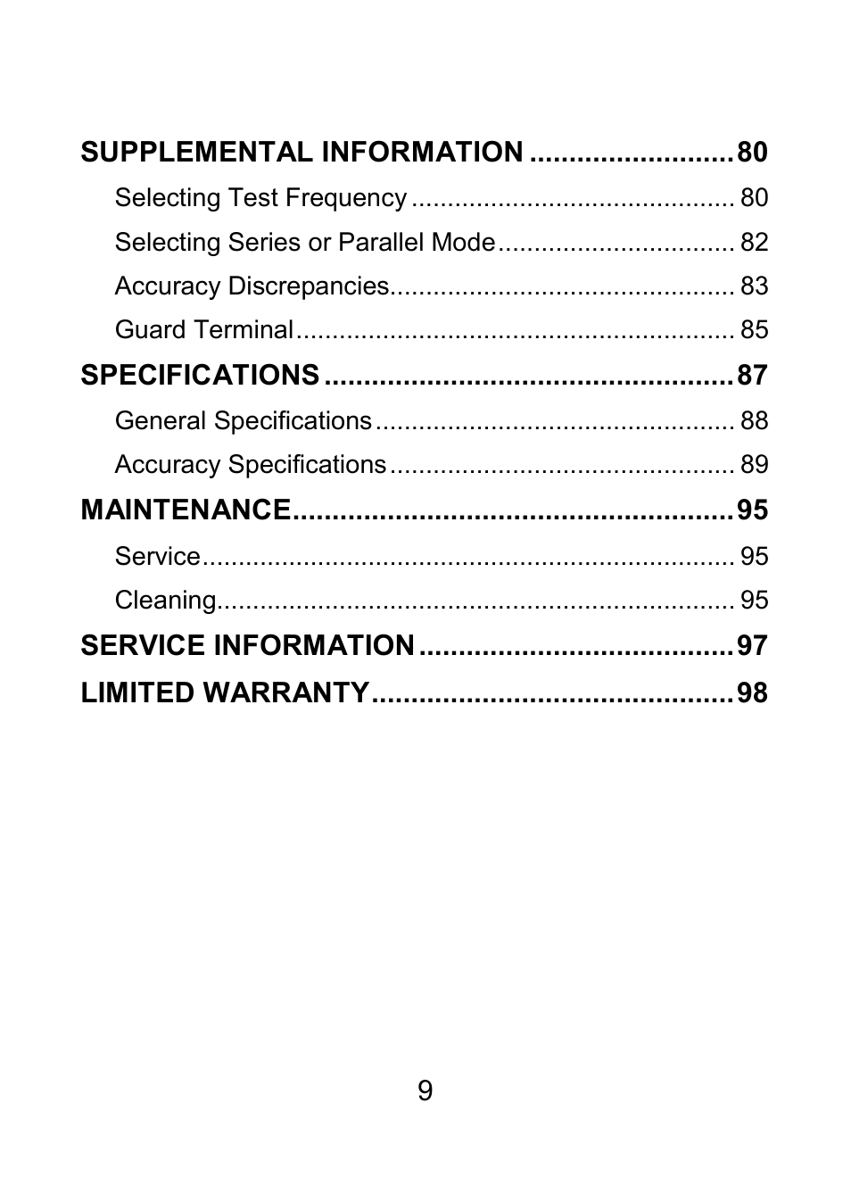 B&K Precision 879B - Manual User Manual | Page 11 / 104