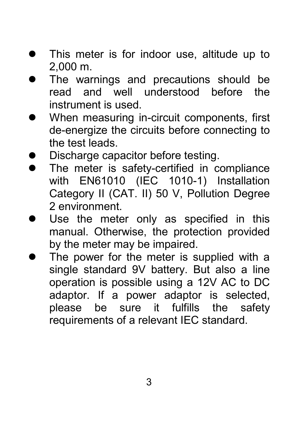 B&K Precision 879B - Manual User Manual | Page 5 / 104