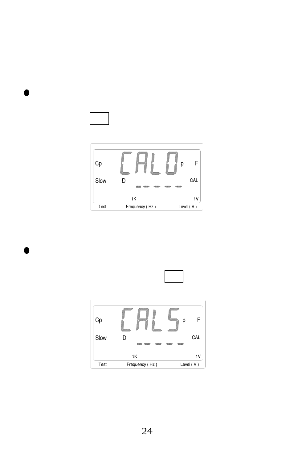 3 open and short calibration | B&K Precision 886 - Manual User Manual | Page 27 / 91