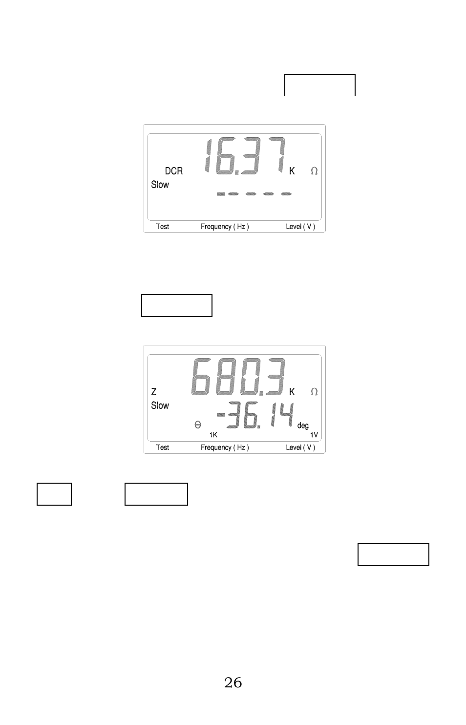 7 dc resistance measurement, 8 ac impedance measurement, 9 capacitance measurement | B&K Precision 886 - Manual User Manual | Page 29 / 91