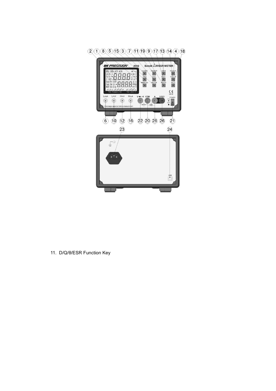 Operation, 1 physical description, Hysical | Escription | B&K Precision 889B - Manual User Manual | Page 15 / 35