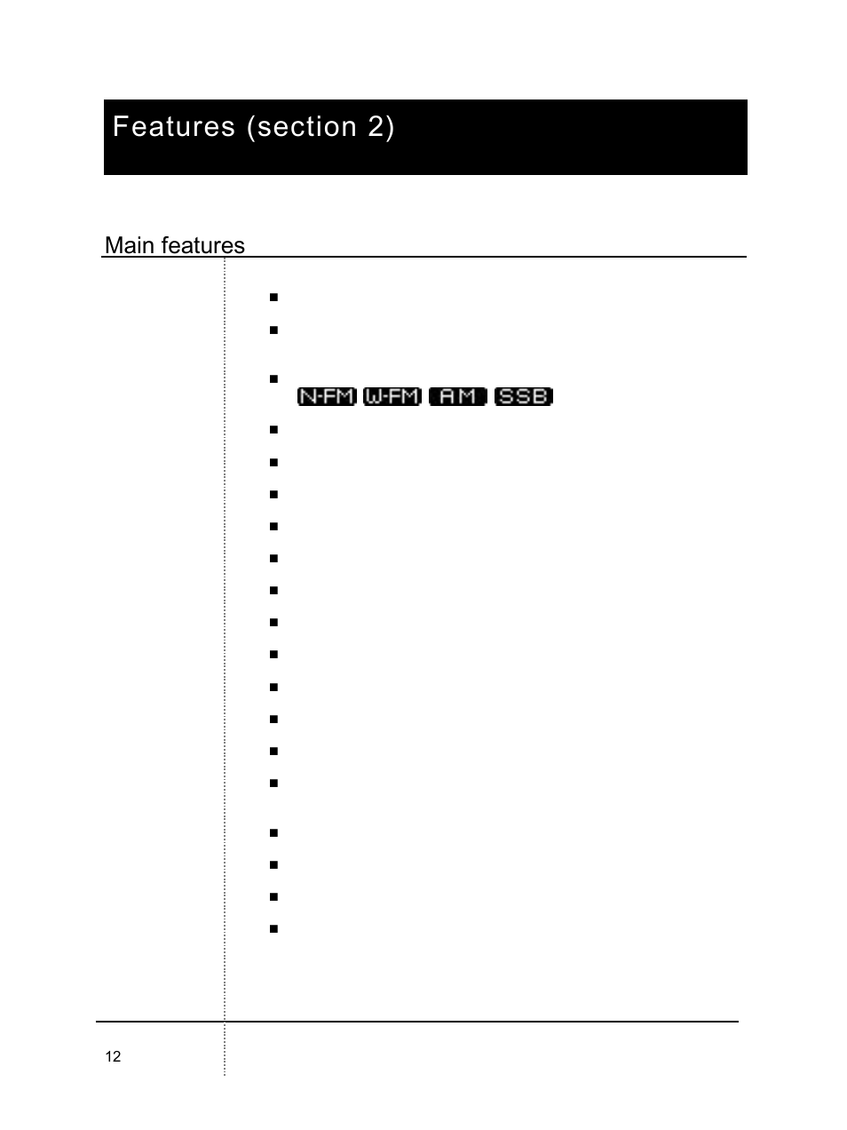Main features | B&K Precision 2640 - Manual User Manual | Page 12 / 84