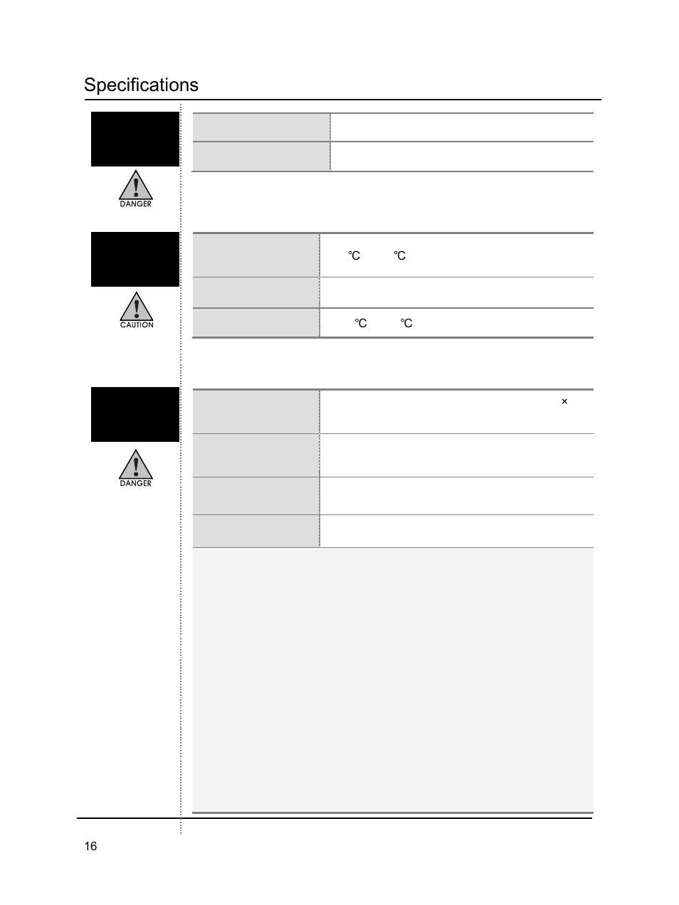 Specifications | B&K Precision 2640 - Manual User Manual | Page 16 / 84