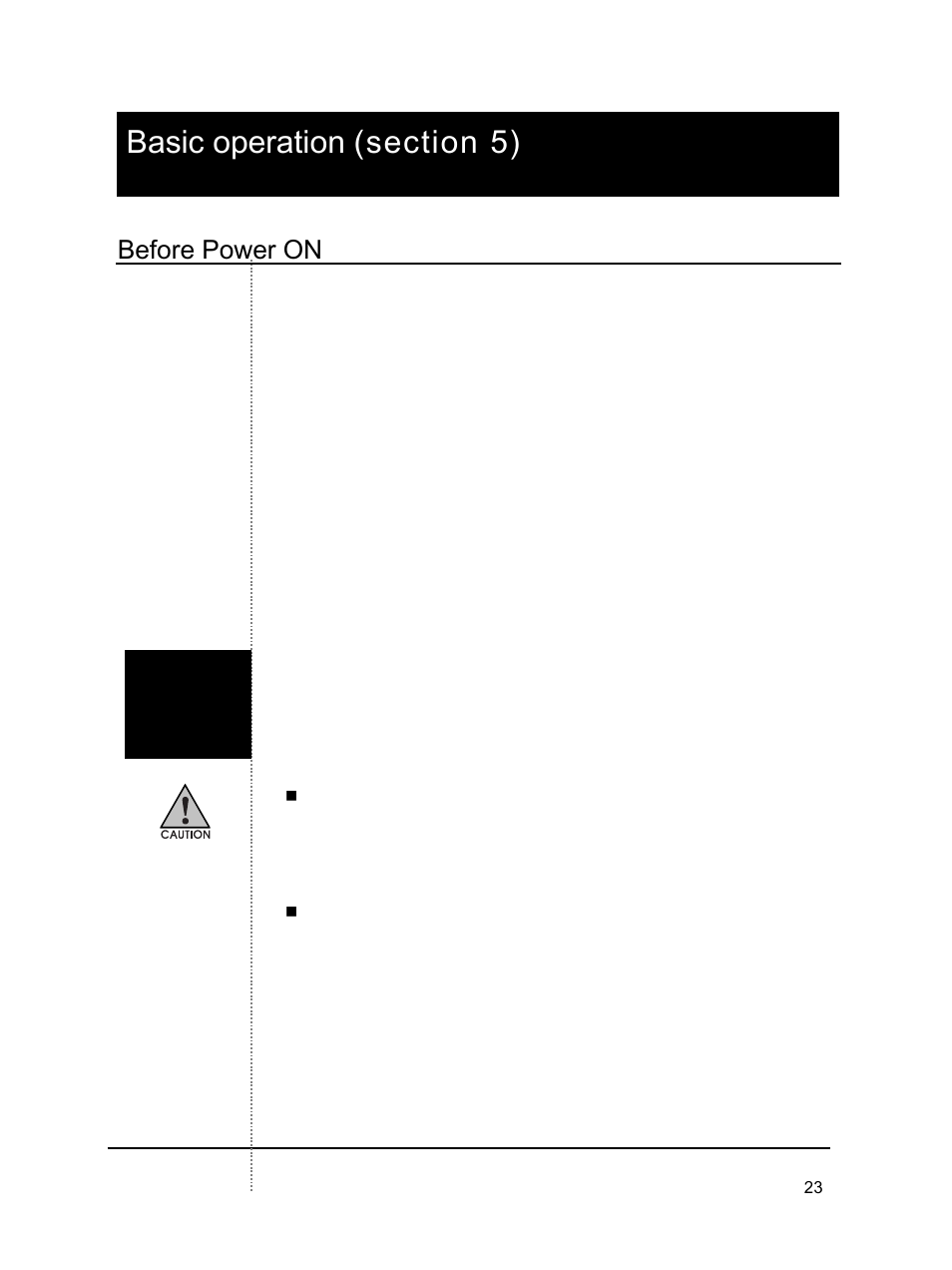 Before power on | B&K Precision 2640 - Manual User Manual | Page 23 / 84