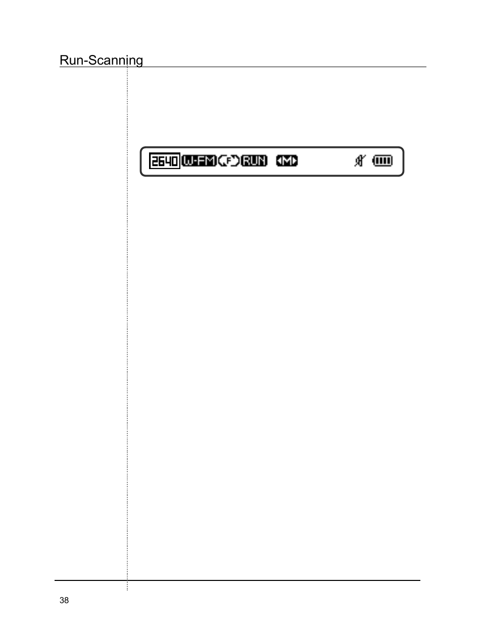 Run-scanning | B&K Precision 2640 - Manual User Manual | Page 38 / 84