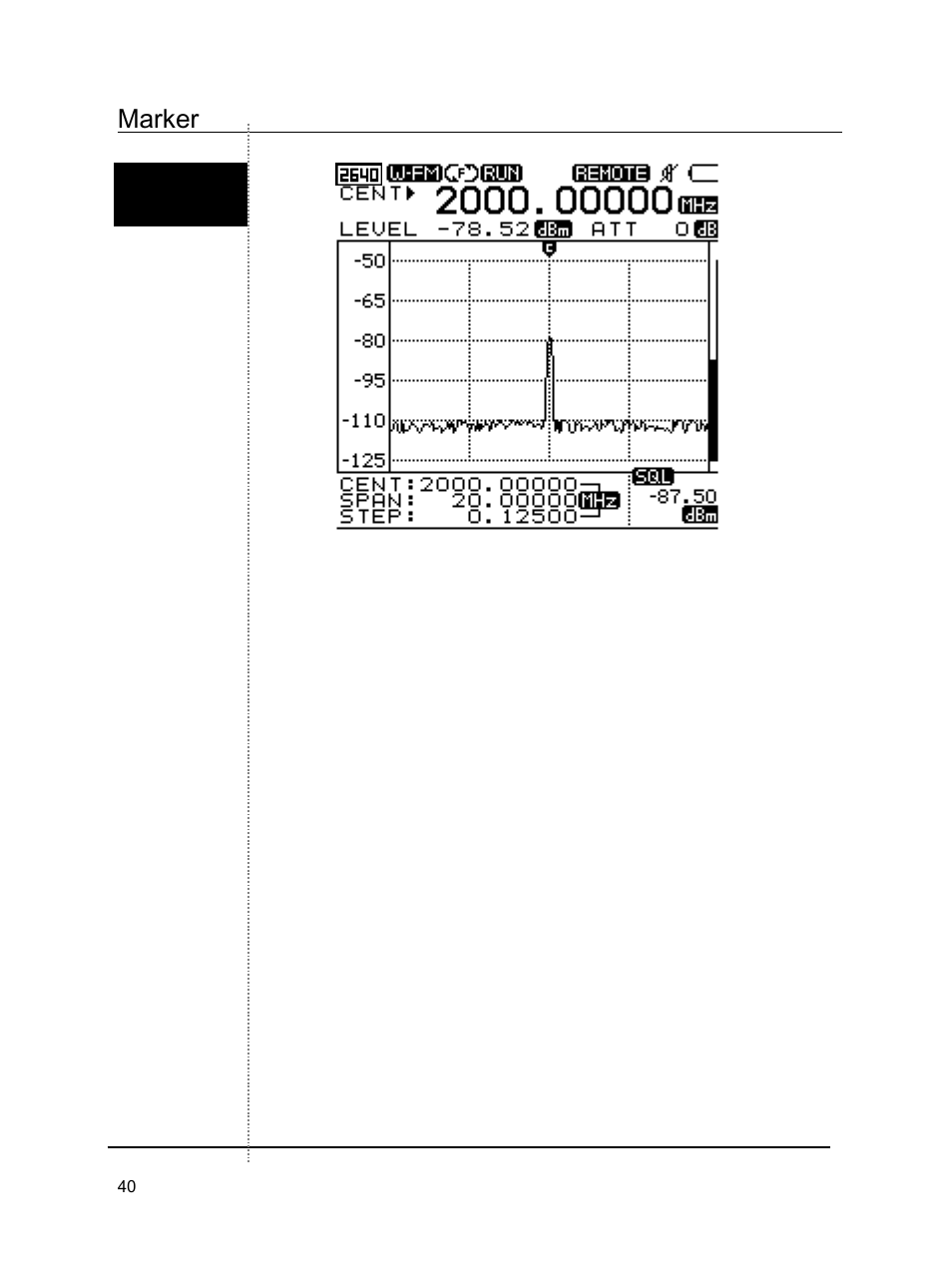 Marker | B&K Precision 2640 - Manual User Manual | Page 40 / 84