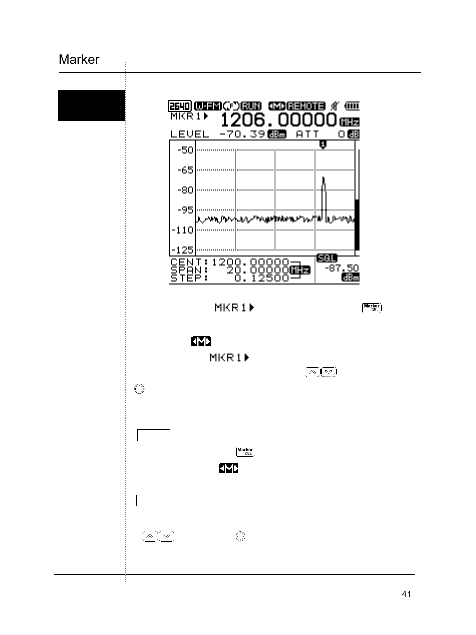 Marker | B&K Precision 2640 - Manual User Manual | Page 41 / 84