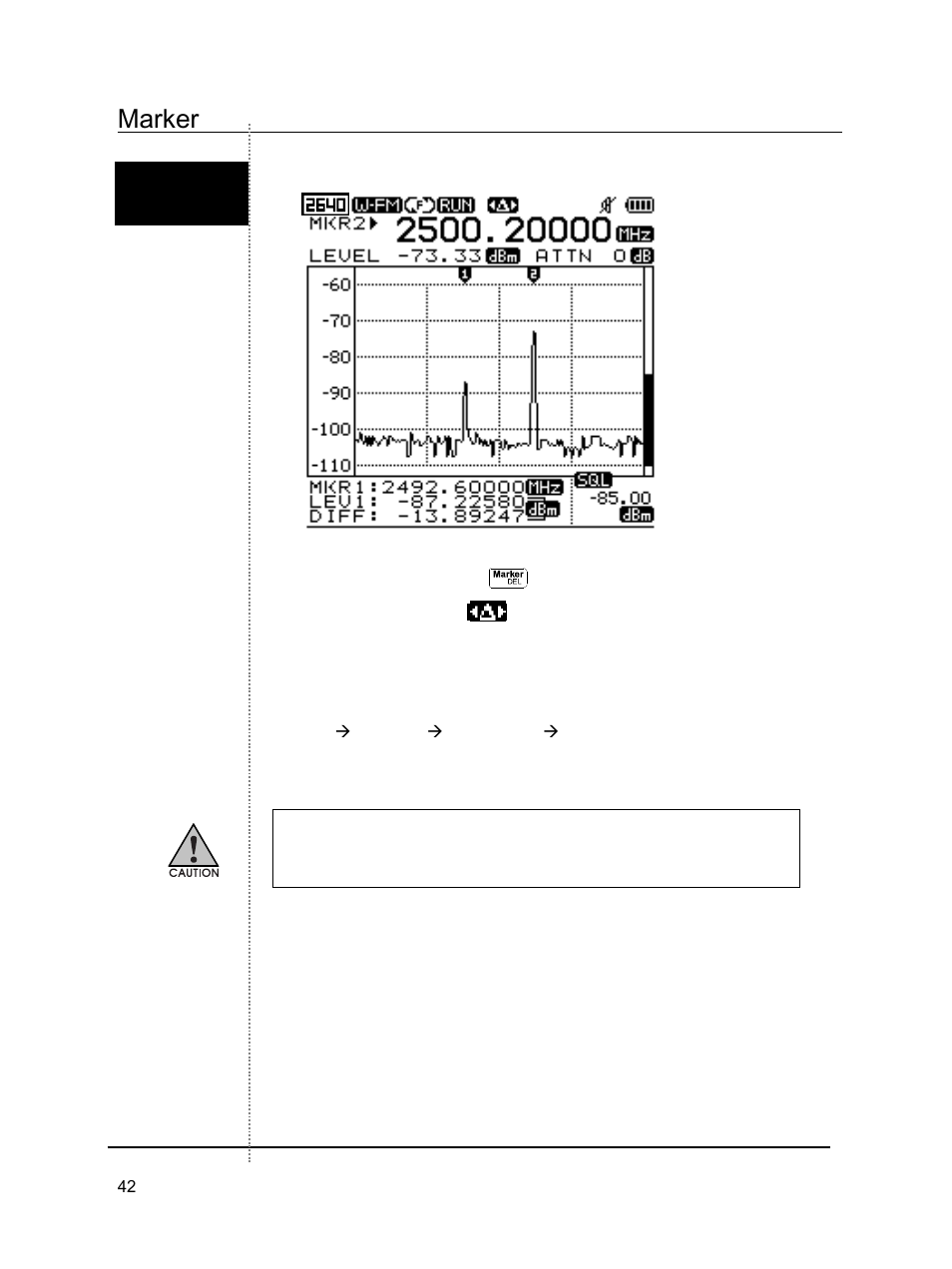 Marker | B&K Precision 2640 - Manual User Manual | Page 42 / 84