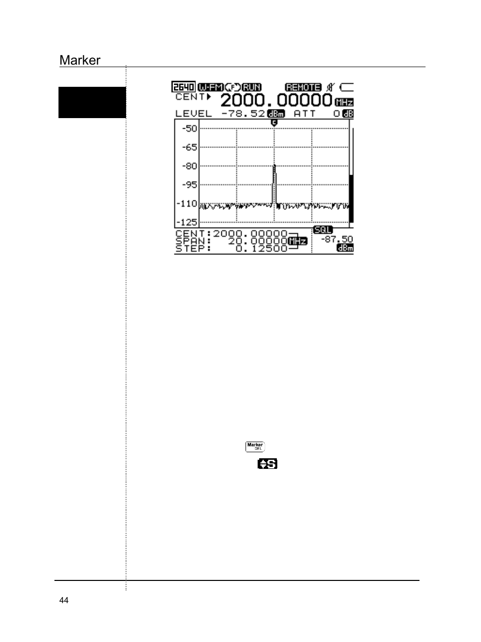 Marker | B&K Precision 2640 - Manual User Manual | Page 44 / 84