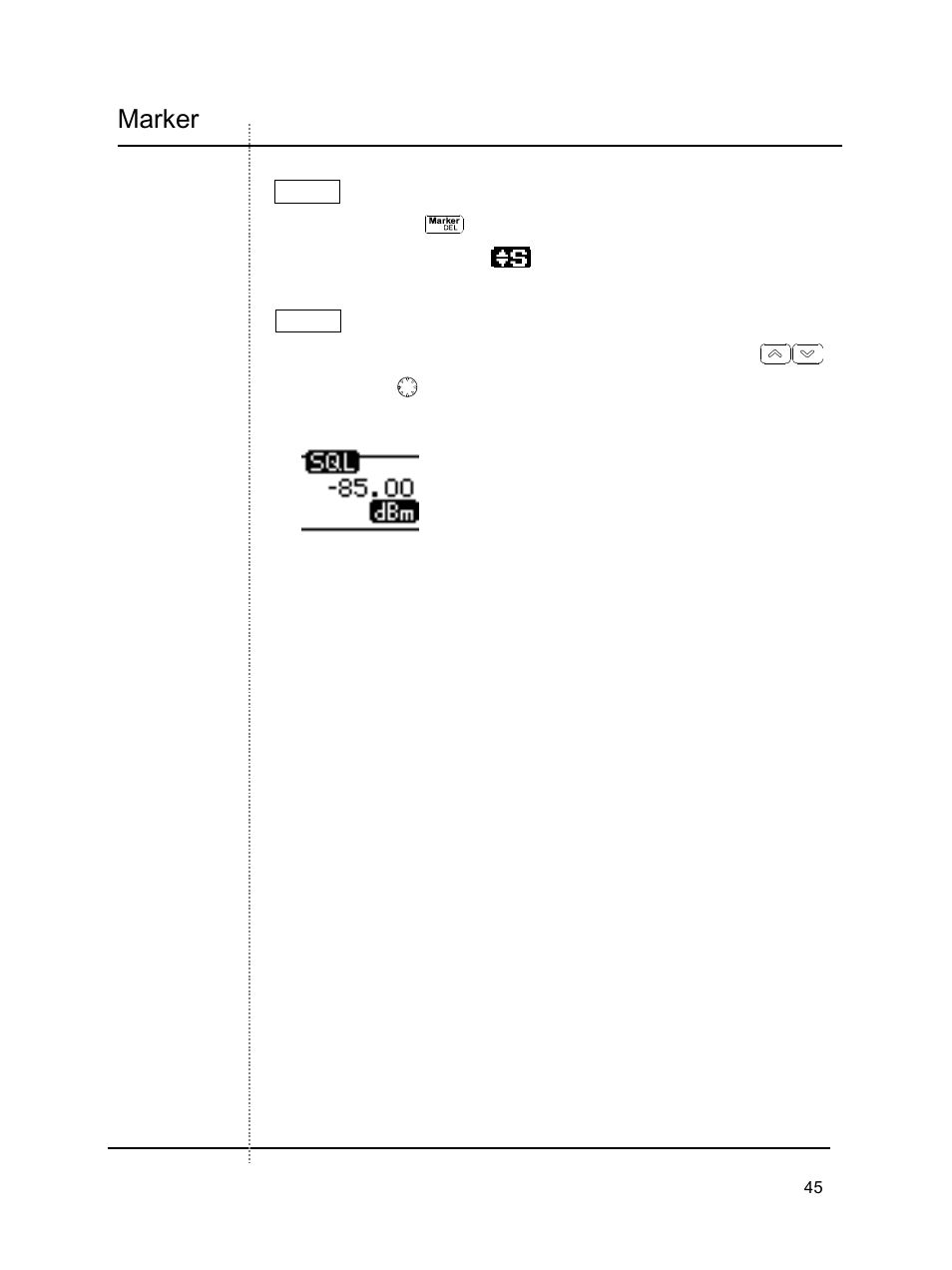 Marker | B&K Precision 2640 - Manual User Manual | Page 45 / 84