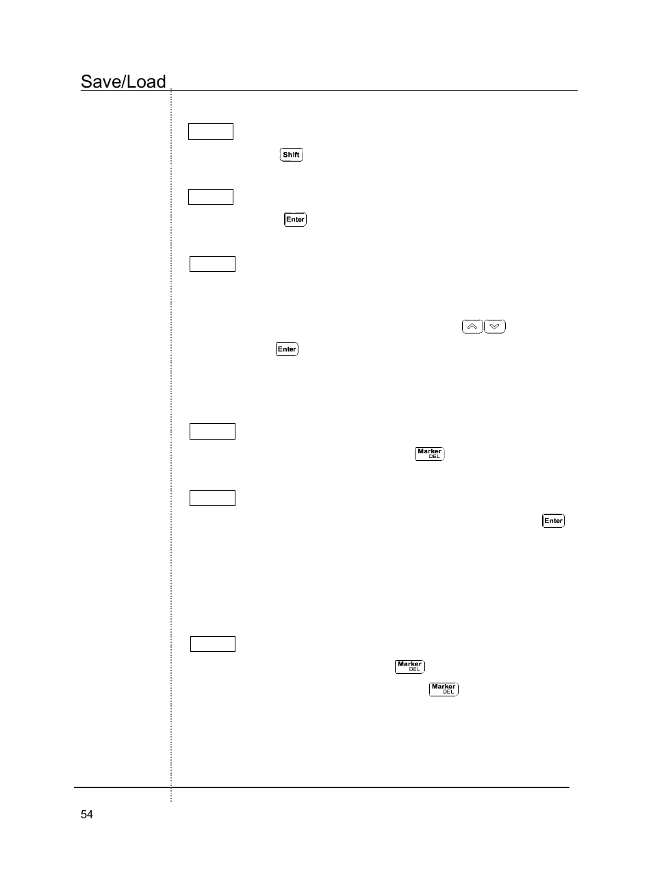 Save/load | B&K Precision 2640 - Manual User Manual | Page 54 / 84