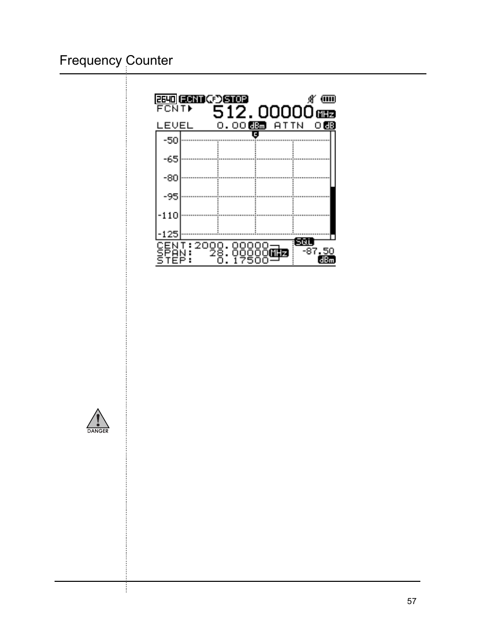 Frequency counter | B&K Precision 2640 - Manual User Manual | Page 57 / 84