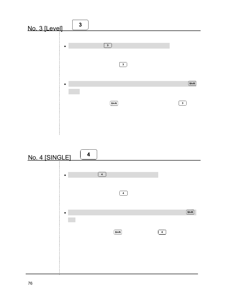 No. 3 [level, No. 4 [single | B&K Precision 2640 - Manual User Manual | Page 76 / 84