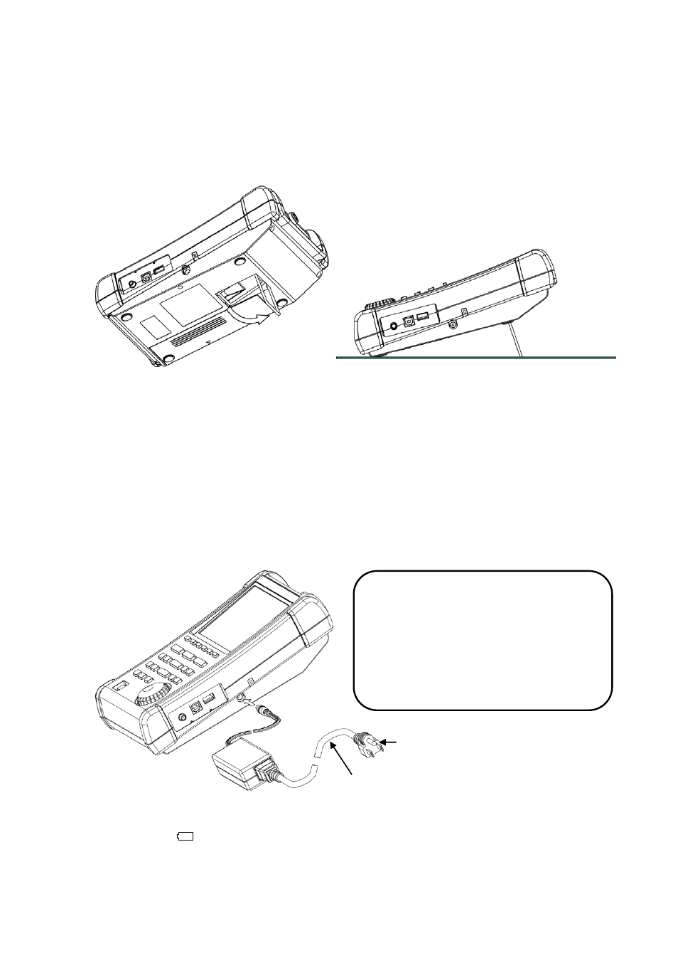 Preparing for operation, 1 stand, 2 connection to power supply | Tand, Onnection to power supply | B&K Precision 2658A - Manual User Manual | Page 25 / 89