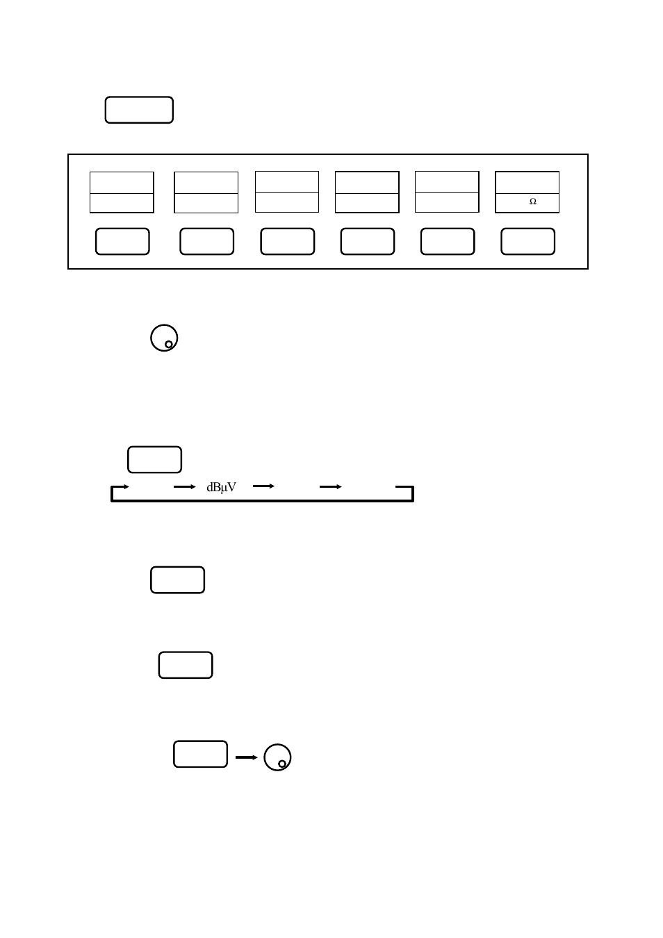 Reference level <refer, 1 setting of reference level, 2 change of unit of amplitude axis | 3 setting of step size of reference level, 4 on-off setting of offset, 5 setting of offset level, Etting of, Eference, Evel, Hange of | B&K Precision 2658A - Manual User Manual | Page 31 / 89
