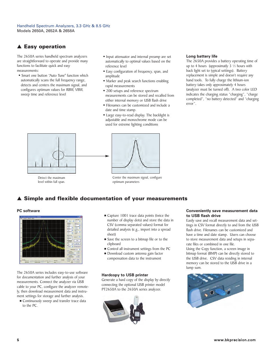 B&K Precision 2658A - Datasheet User Manual | Page 5 / 8