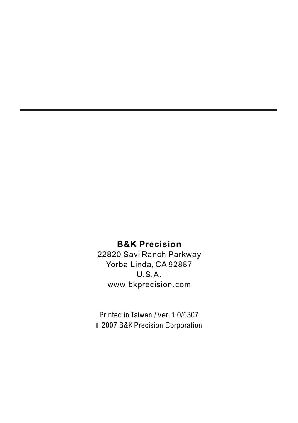 B&K Precision 302 - Manual User Manual | Page 16 / 16